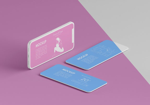 Mobile Phone User Interface Mock-Up Psd