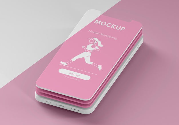 Mobile Phone User Interface Mock-Up Psd