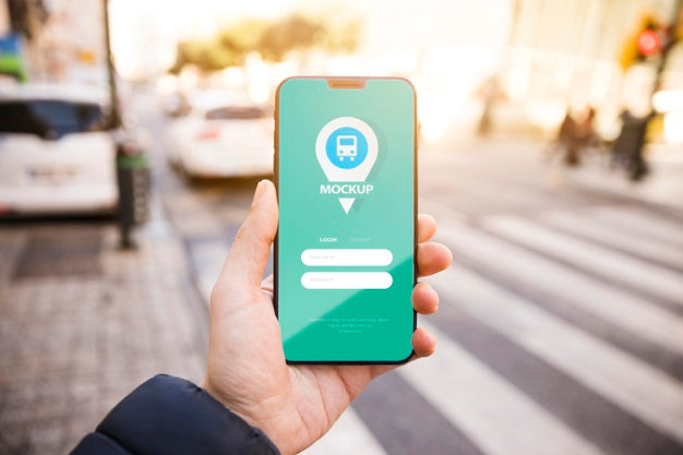 Mobile Phone With Gps Tracker Psd