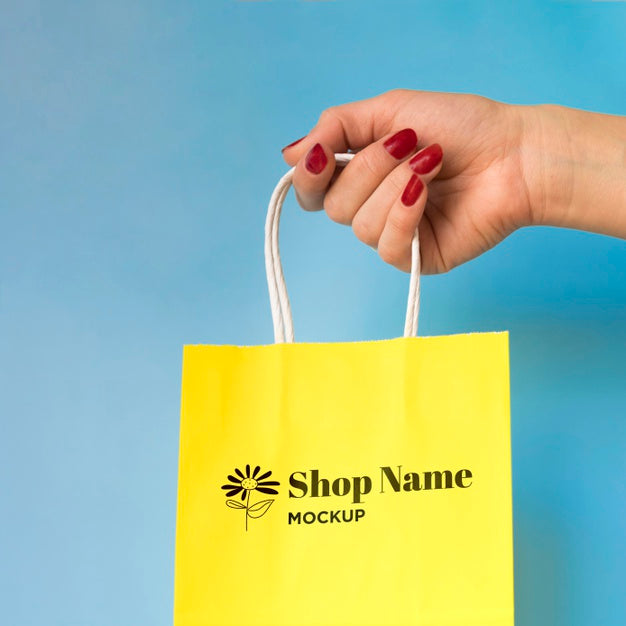 Mock-Up Bag With Sale Offer Psd