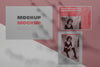 Mock Up Brochure Shadow Overlay Concept Psd