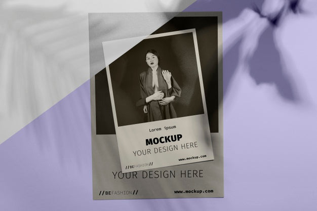Mock Up Brochure Shadow Overlay Psd