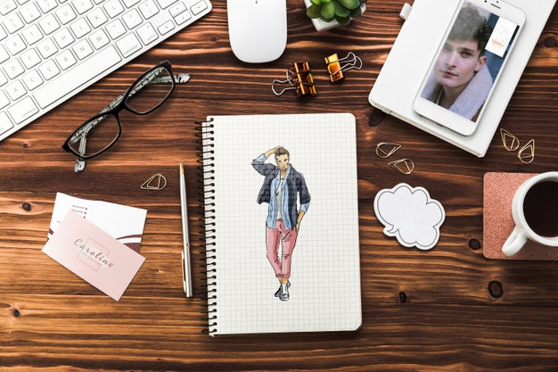 Mock-Up Business Desk Psd