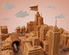 Mock-Up Cities 3D Buildings Miniature Psd