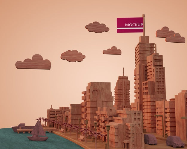 Mock-Up Cities Buildings Psd