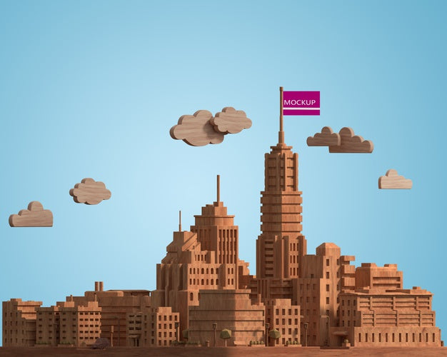 Mock-Up City Building Psd