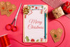 Mock-Up Clipboard With Labels And Gifts Psd