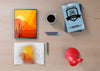 Mock-Up Desk With Artistic Draw Psd
