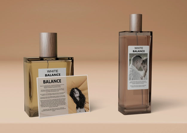 Mock-Up Different Bottles Shapes For Perfume Psd