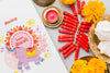 Mock-Up Diwali Hindu Festival Elephant And Fireworks Psd