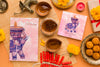 Mock-Up Diwali Hindu Festival Watercolour Elehpant Arrangement Psd