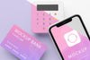 Mock-Up E-Payment With Smartphone And Payment Terminal Psd
