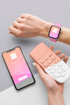 Mock-Up E-Payment With Smartwatch Psd