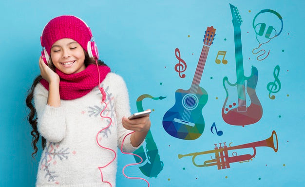 Mock-Up Electronic Device On Sales On Winter Psd