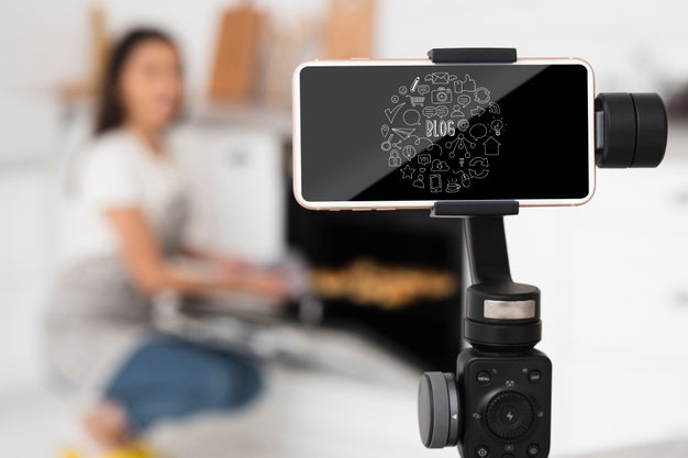 Mock-Up Equipment For Blogging Psd