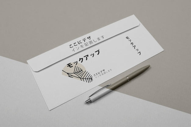 Mock-Up For Asian Business Company High View Psd