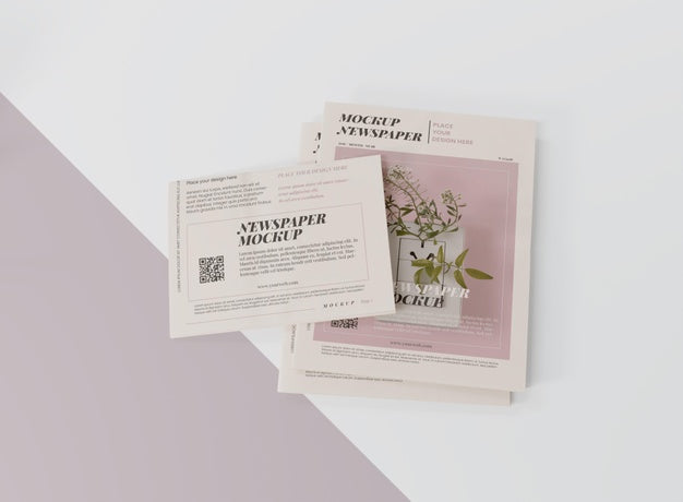 Mock-Up For Newspaper Psd