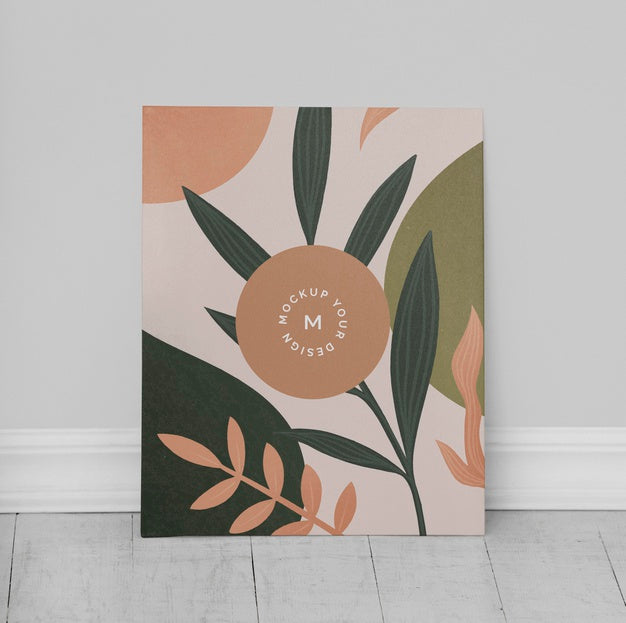 Mock Up Frame In Bedroom Psd