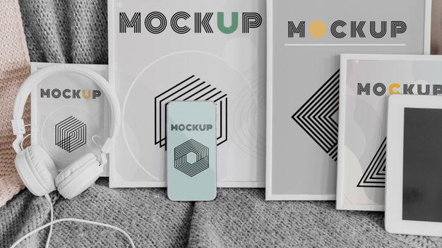 Mock Up Frame On Couch Psd