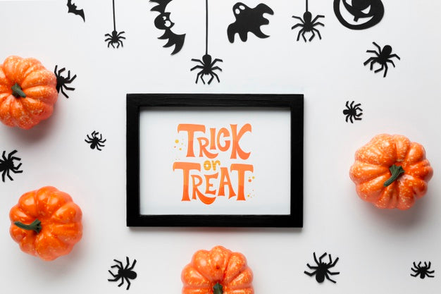 Mock-Up Halloween Day Celebration Psd