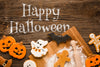 Mock-Up Happy Halloween Specific Treats Psd
