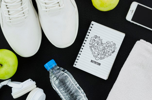 Mock-Up Healthy Lifestyle With Sport Psd