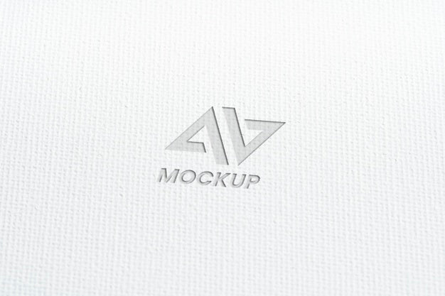 Mock-Up Logo Design Business Close-Up Psd