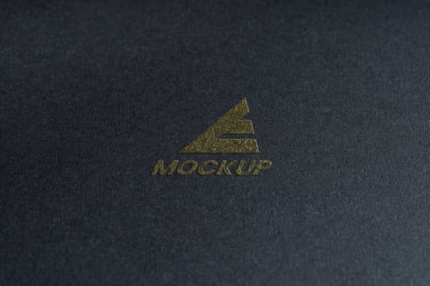 Mock-Up Logo Design Business Close-Up Psd