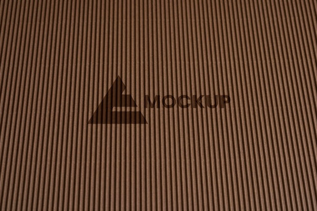 Mock-Up Logo Design Business Close-Up Psd