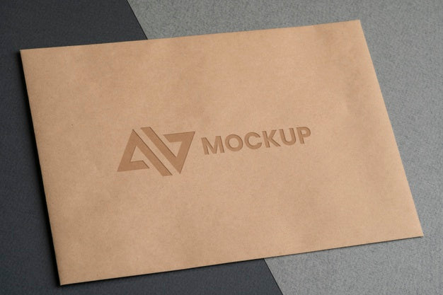 Mock-Up Logo Design Business On Envelopes Psd