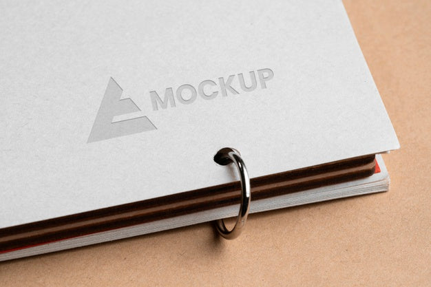 Mock-Up Logo Design Business On White Document Psd