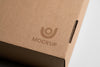Mock-Up Logo Design On Cardbox Psd