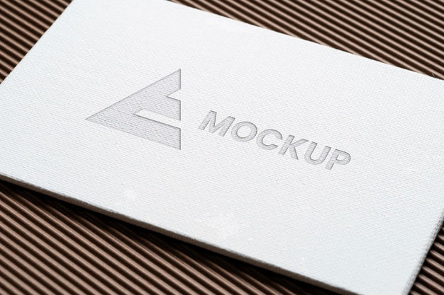 Mock-Up Logo Design On Stationery Accessories Psd