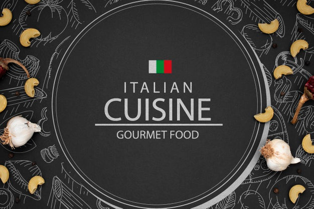 Mock-Up Logo Of Italian Restaurant Psd