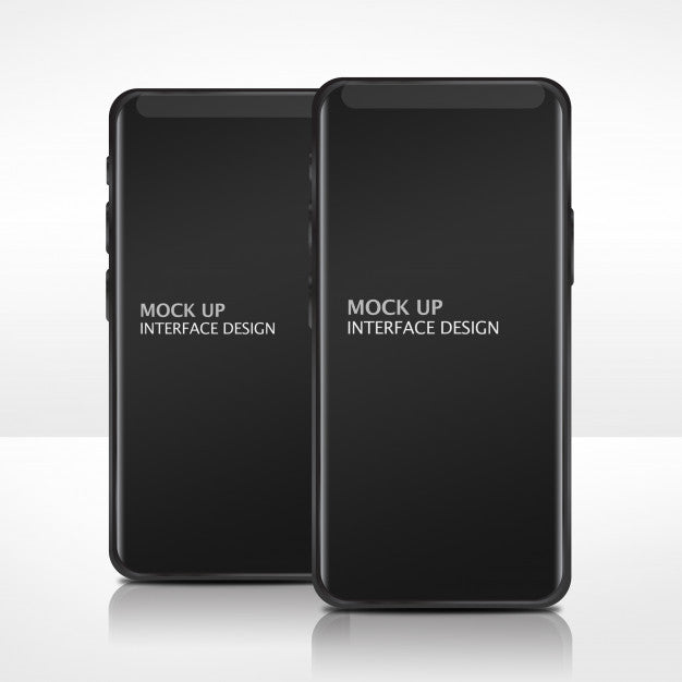 Mock Up Mobile Phone Interface Template Psd