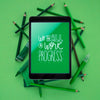 Mock-Up Modern Tablet For Artistic Work Psd