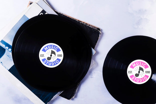 Mock-Up Music Vinyl Psd