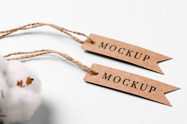 Mock-Up Of Clothing Label On Cotton Psd