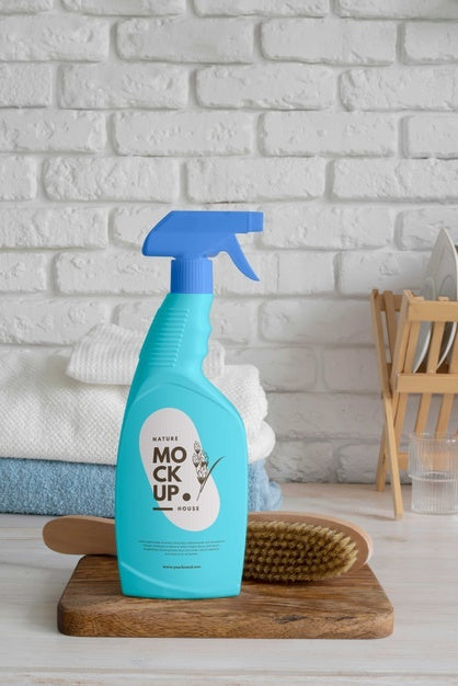 Mock-Up Of Cosmetic Spray Bottle Psd