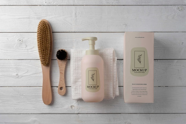 Mock-Up Of Cosmetic Spray Bottle Psd