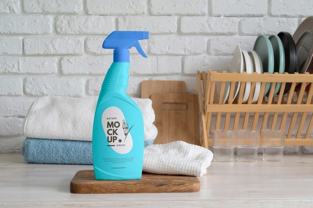 Mock-Up Of Cosmetic Spray Bottle Psd