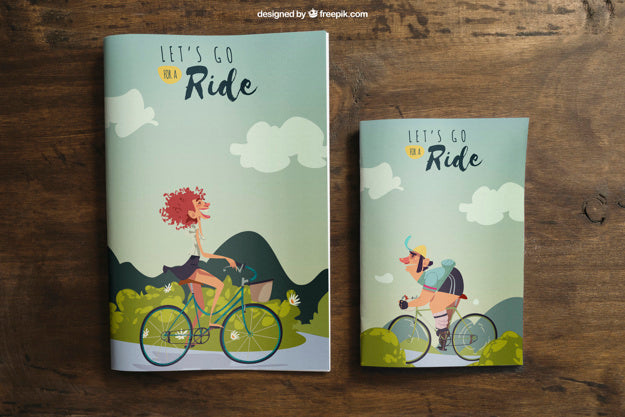 Mock Up Of Creative Brochures Psd