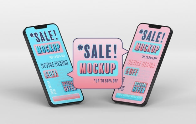 Mock-Up Of Smartphone Sale Psd