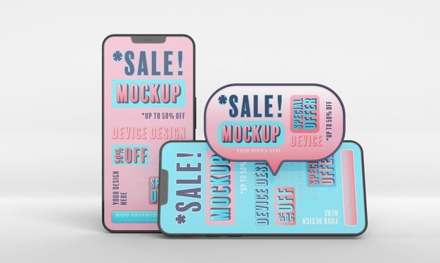 Mock-Up Of Smartphone Sale Psd