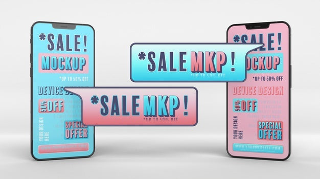 Mock-Up Of Smartphone Sale Psd