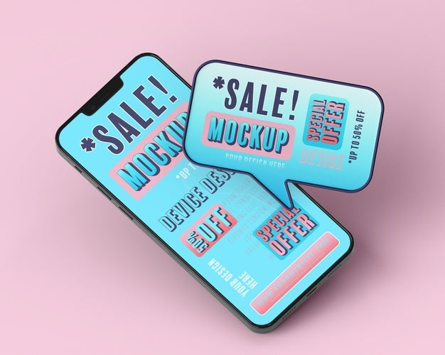 Mock-Up Of Smartphone Sale Psd