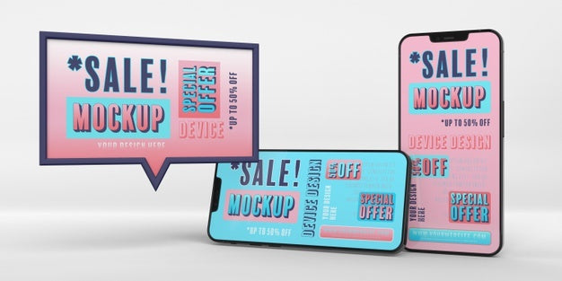 Mock-Up Of Smartphone Sale Psd