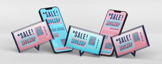 Mock-Up Of Smartphone Sale Psd
