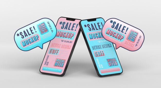 Mock-Up Of Smartphone Sale Psd