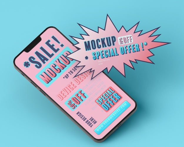 Mock-Up Of Smartphone Sale Psd